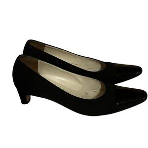 Salvatore Ferragamo Square Toe Heels Shoes Sz 6 1/2B